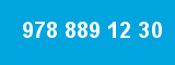 978 889 12 30 978 889 12 30